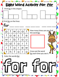 Sight Word for